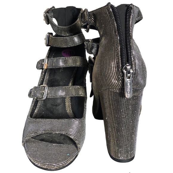 Indigo Rd. “Irbarian” Metallic gladiator heel - Picture 4 of 15